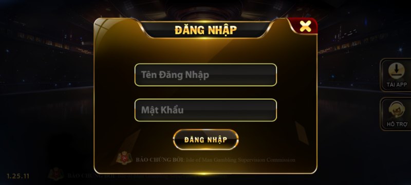 Đăng nhập vào cổng game Top88